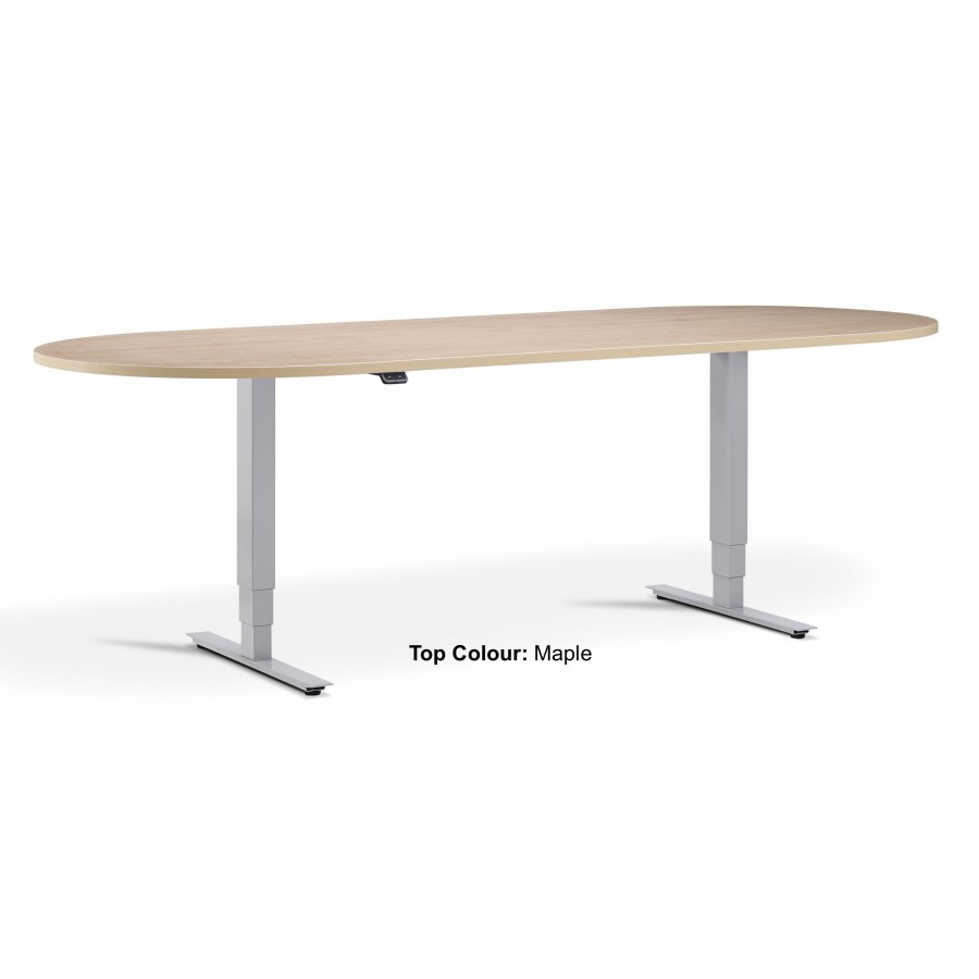 Advance 2400 Oval Height Adjustable Meeting Table